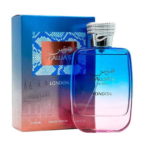 Rasasi Hawas London con caja — EDP árabe 